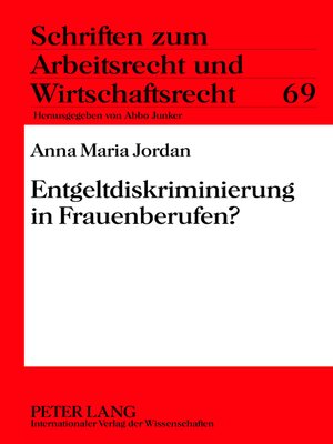 cover image of Entgeltdiskriminierung in Frauenberufen?